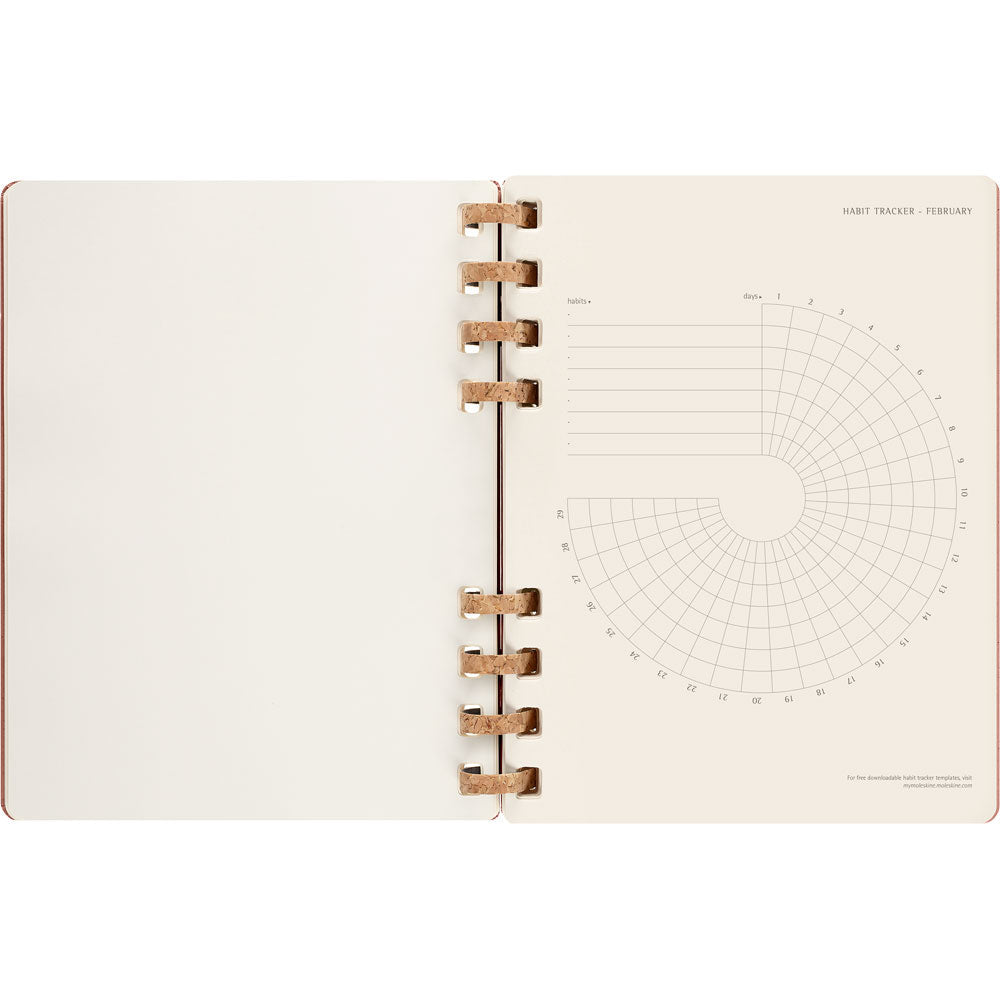 Moleskine 12 Month Spiral Planner HC XL Crush Almond