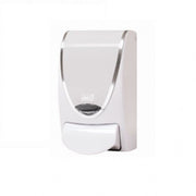 Deb Proline 1L White/Chrome Dispenser - Cafe Supply