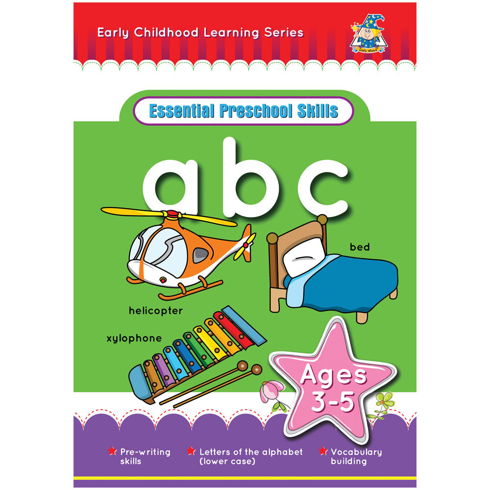 Greenhill Activity Book 3-5yr abc L-Case - Cafe Supply