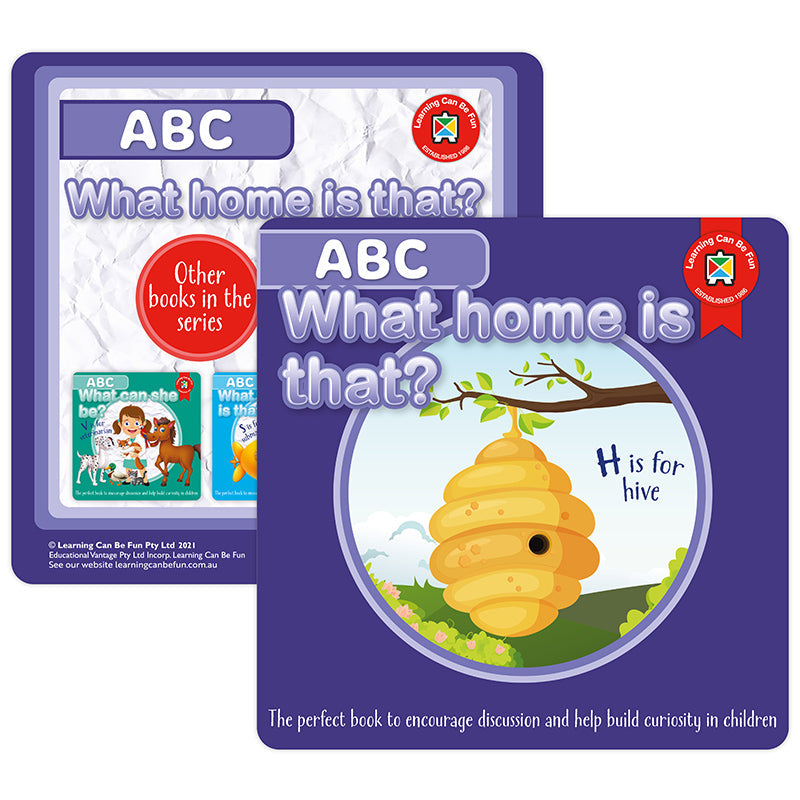 LCBF ABC What Home Is That Book - Cafe Supply