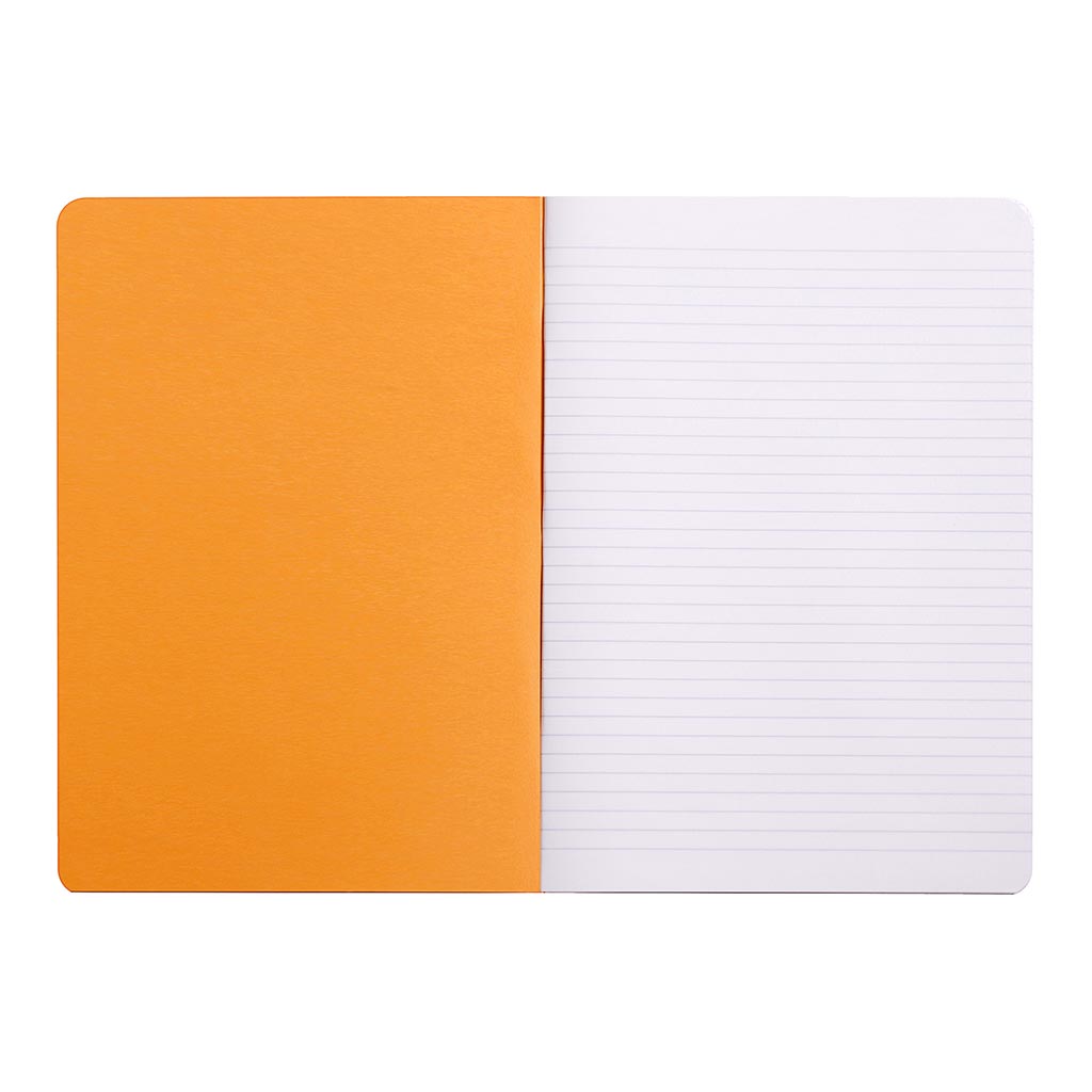 Rhodia Classic Notebook Stapled A4 Lined Orange