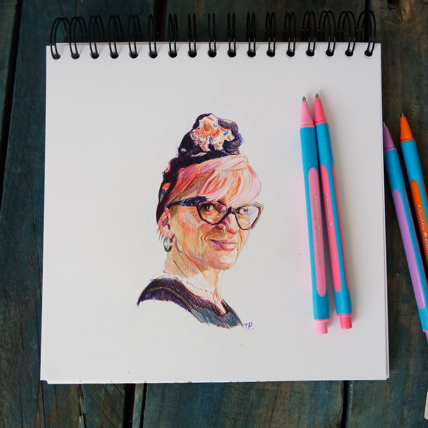 Schneider Ballpoint Pen Slider Edge XB Pastel Baby Blue - Cafe Supply