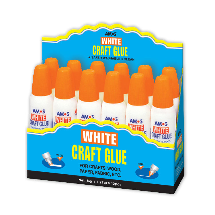 Amos Craft Glue White 34ml - Cafe Supply