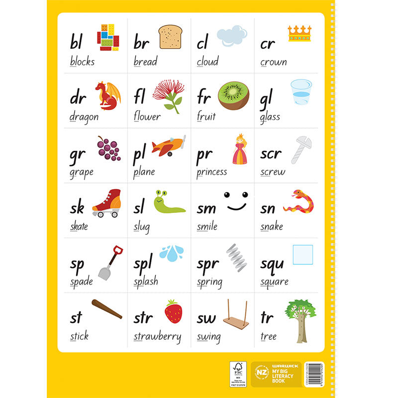 Warwick Our Big Literacy Modelling Book 30mm Ruled 32 Page - Cafe Supply