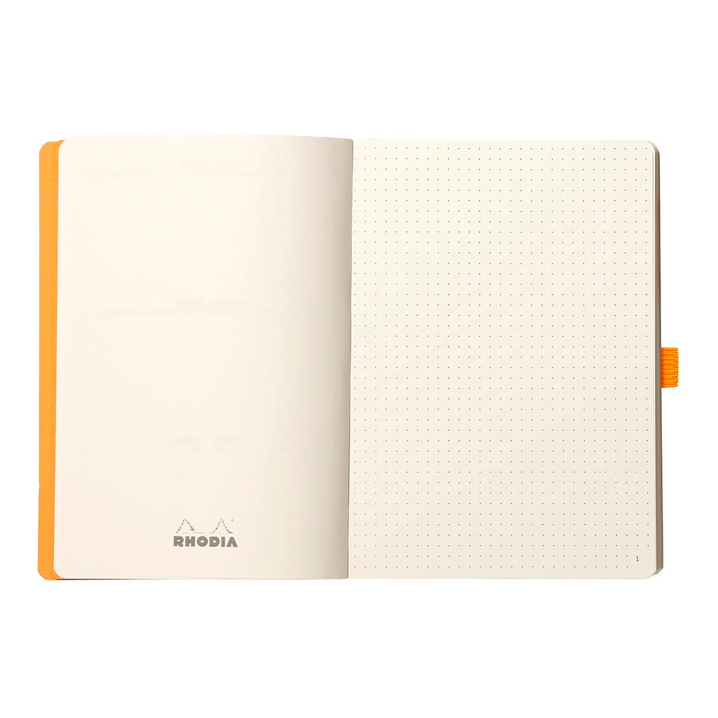 Rhodiarama Goalbook A5 Dotted Black