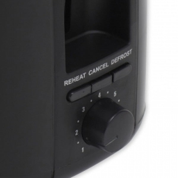 Nero Black Toaster 2 Slice 850W - Cafe Supply