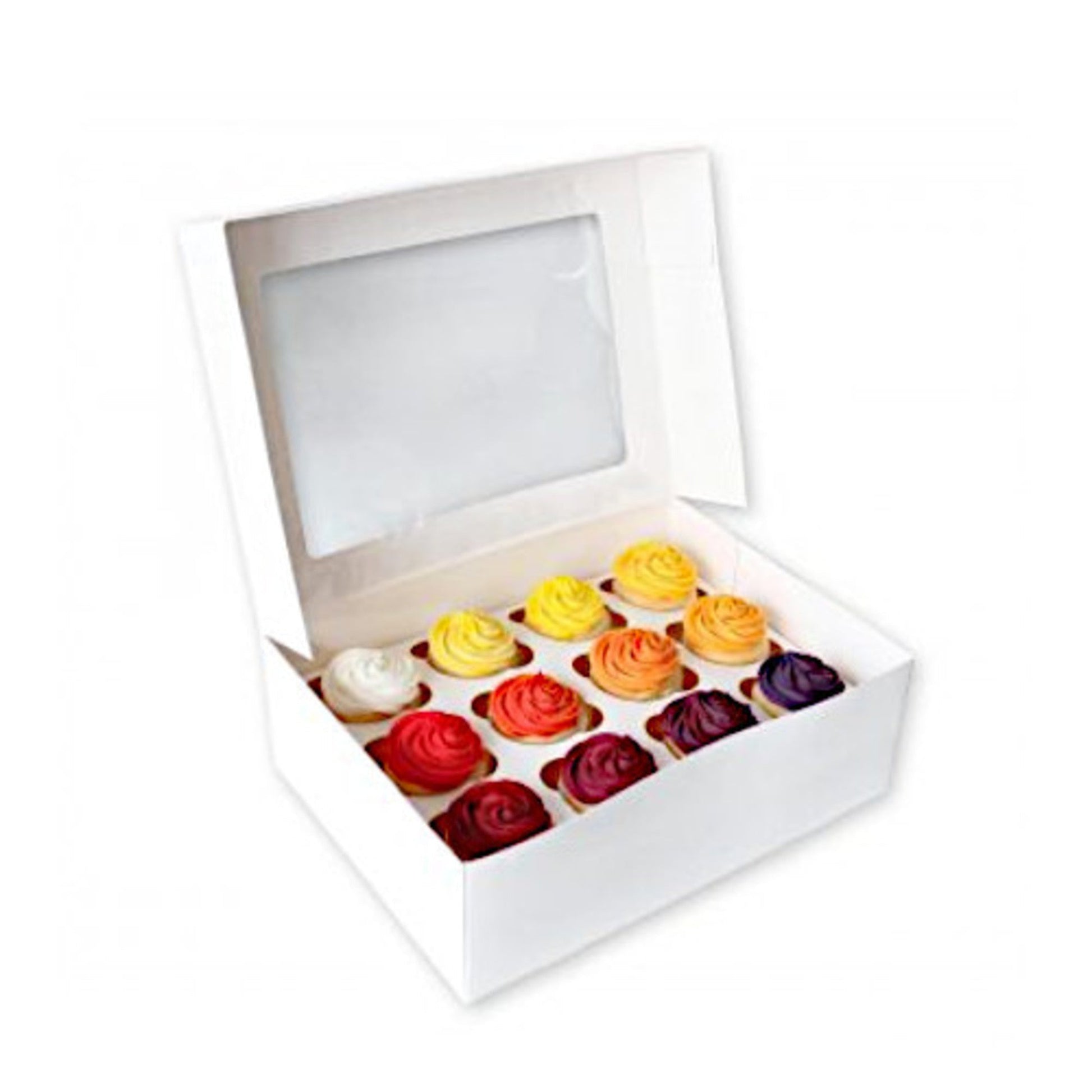 Cupcake Cake Box with Insert (12 cup) - Cafe Supply
