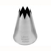 Large Stainless Steel Star 15mm Piping Tube, 5cm length - Cafe Supply