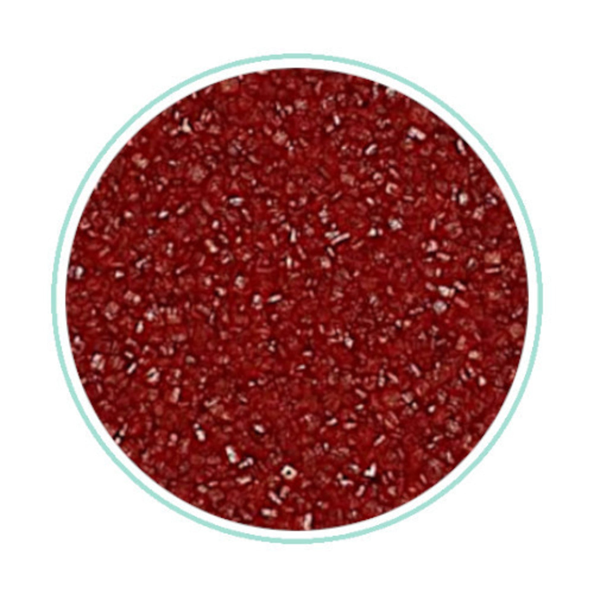 Sanding Sugar Red Sparkle (1kg bag) - Cafe Supply