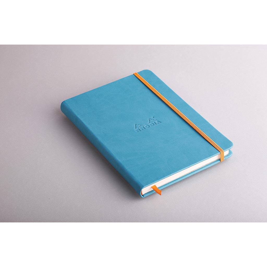 Rhodiarama Hardcover Notebook A5 Lined Turquoise
