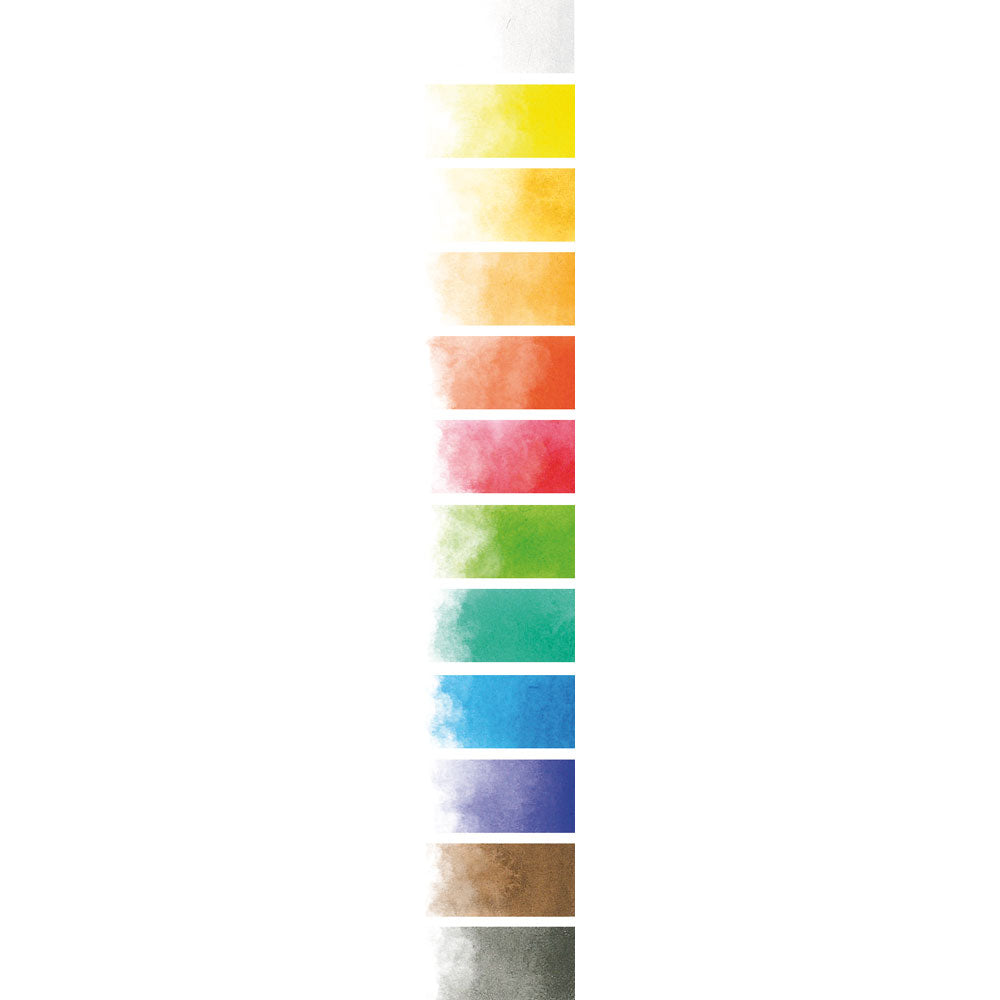 Milan Watercolour Paint Set 12 colour - Cafe Supply