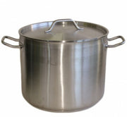 Stainless Steel Stockpot & Lid 20 litre - Cafe Supply