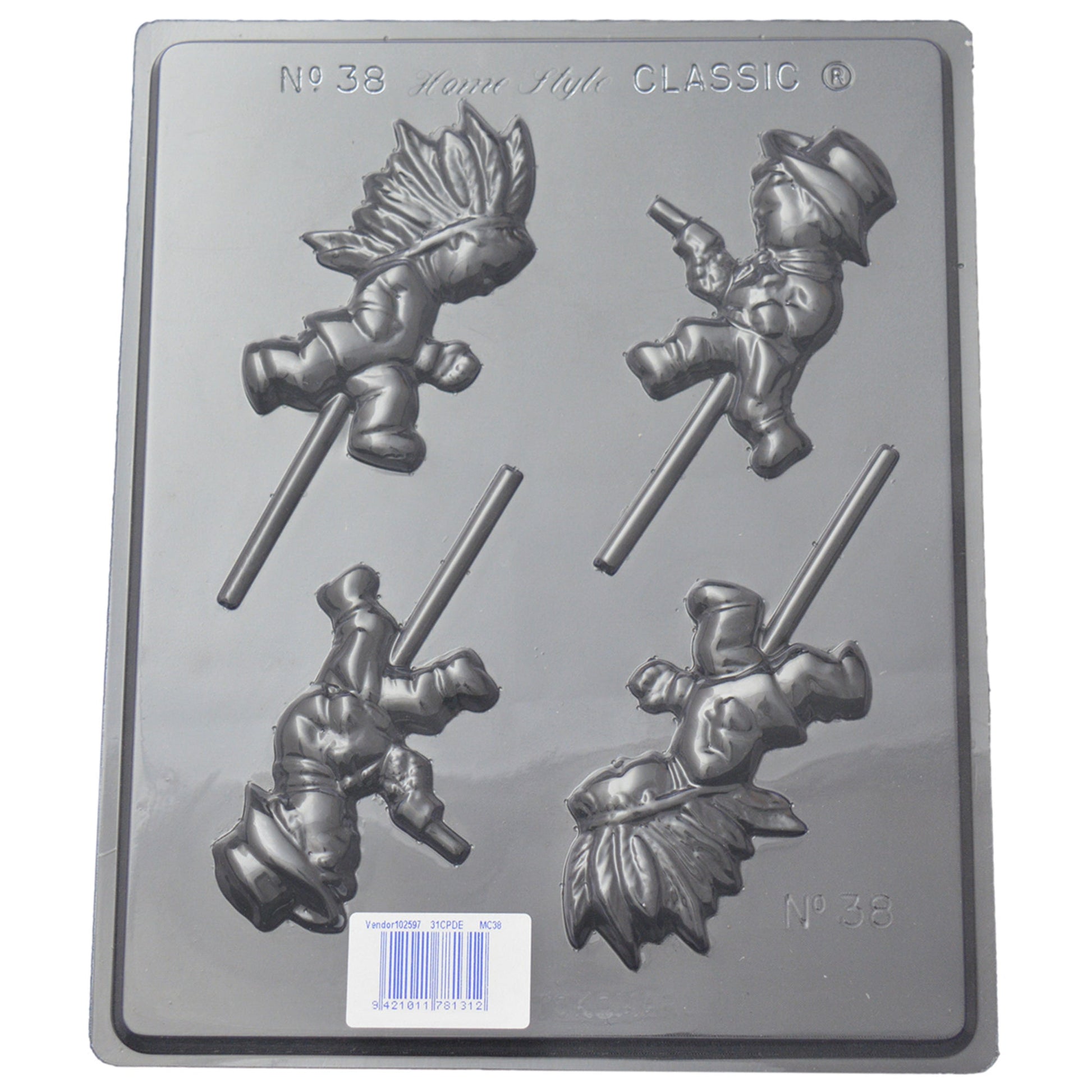 Cowboys & Indian Mould (0.6mm) - Cafe Supply