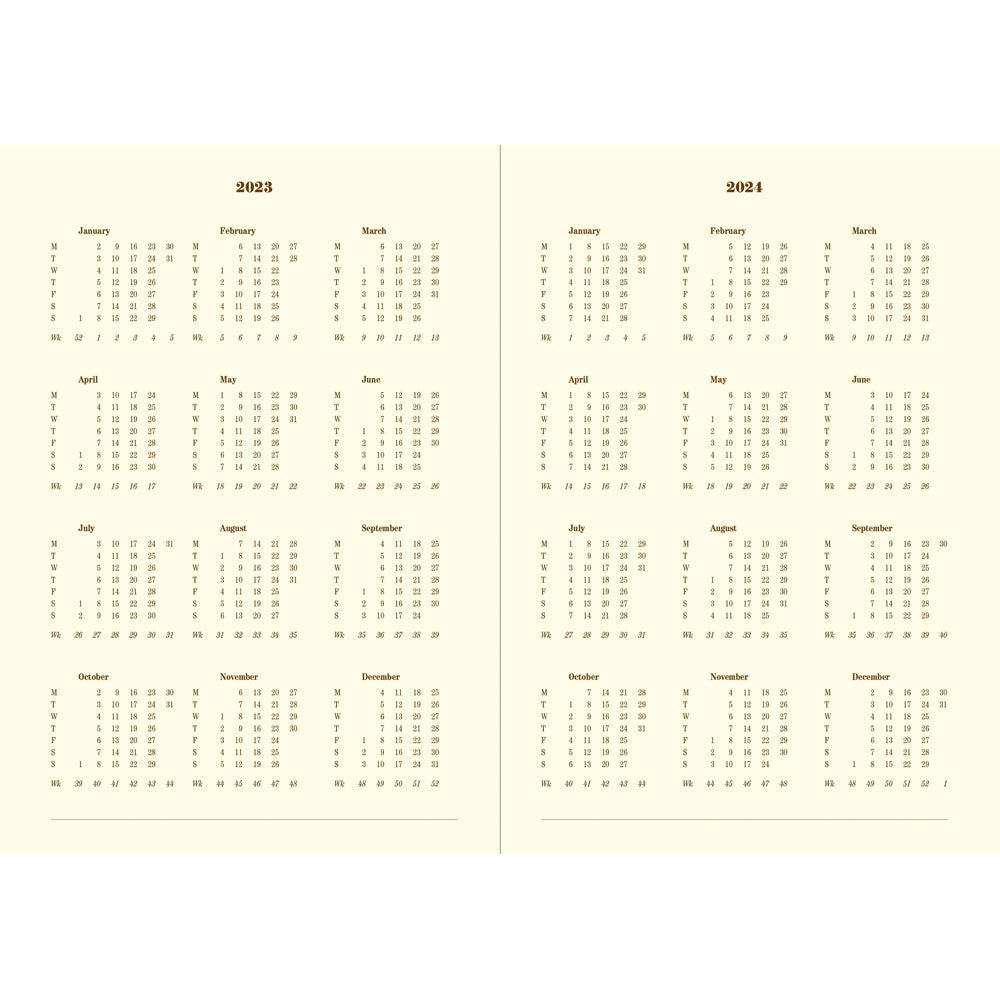 Letts of London Diary Baroque A5 Week to View Black Even Year