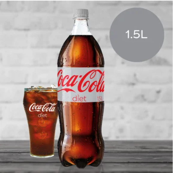 Diet Coca-Cola Soft Drink 1.5l - Cafe Supply