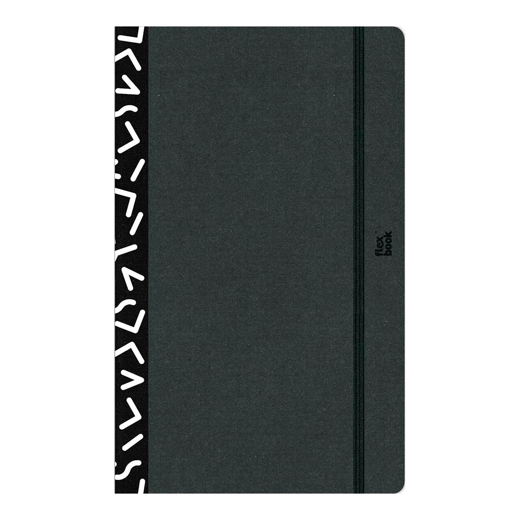 Flexbook Visions Notebook Medium Ruled Black