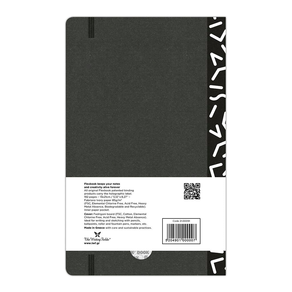 Flexbook Visions Notebook Medium Ruled Black