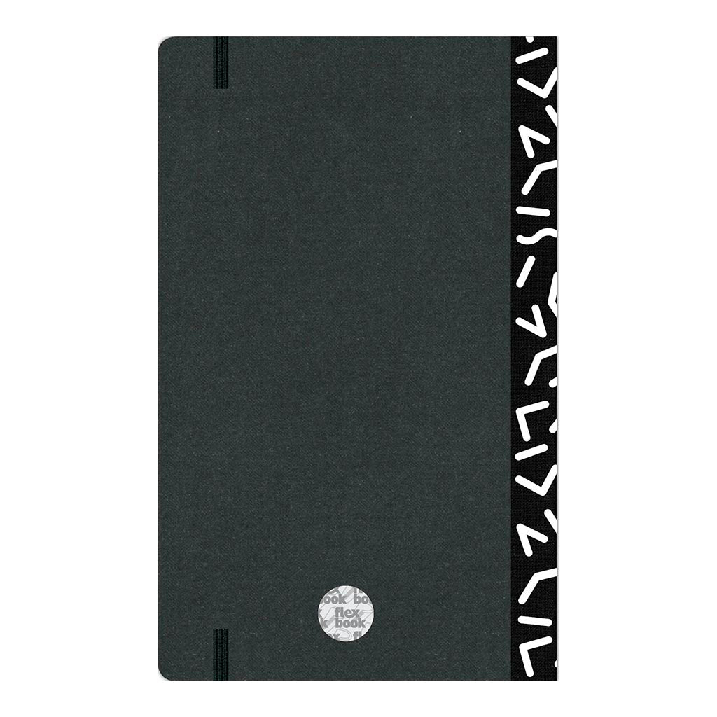 Flexbook Visions Notebook Medium Ruled Black