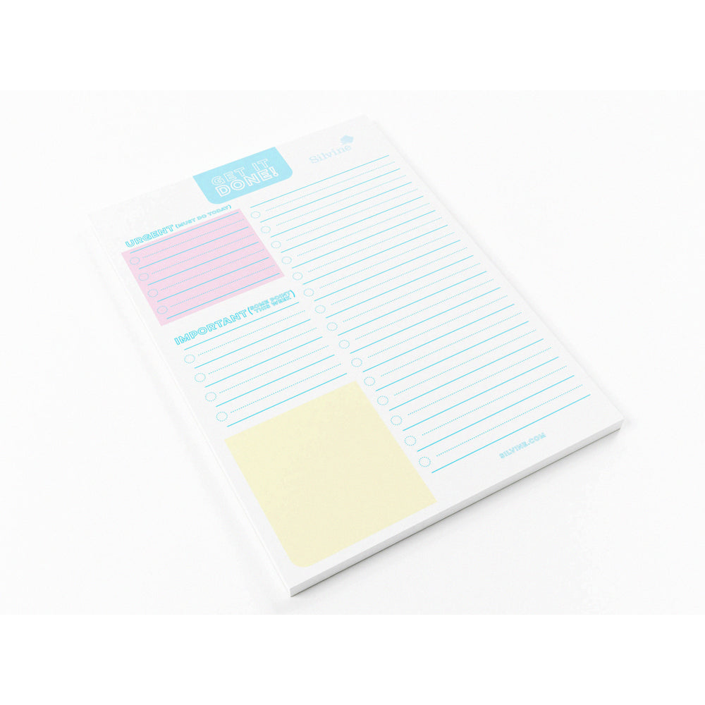 Silvine Get It Done A5 Planner Pad 60 Sheets - Cafe Supply