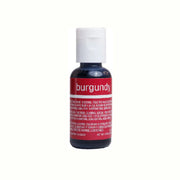 Chefmaster Liqua Gel Burgundy (Box of 12) - Cafe Supply