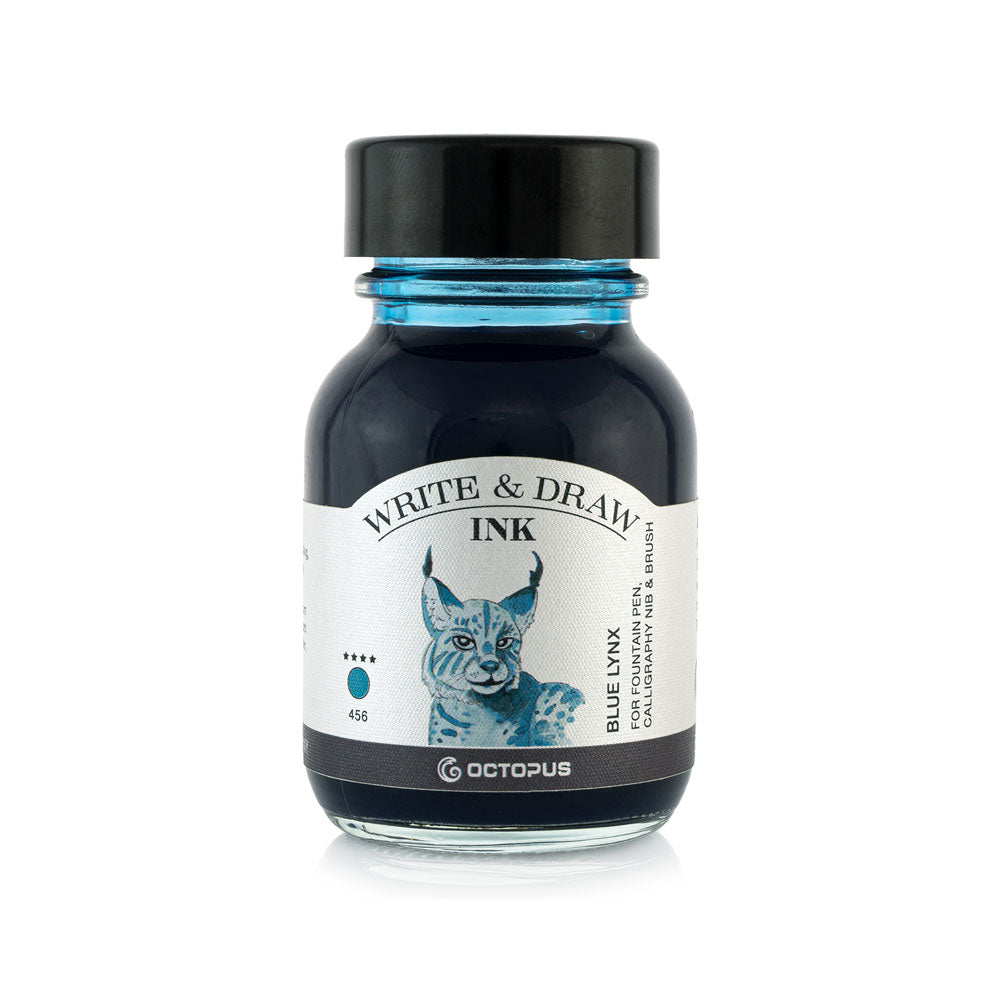 Octopus Fluids Write and Draw Ink 456 Blue Lynx 50ml