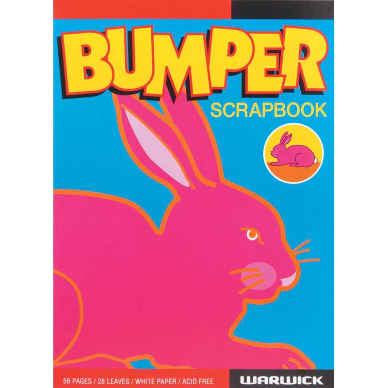 Warwick Scrapbook Super 28 Leaf Blank Pages Assorted - Cafe Supply