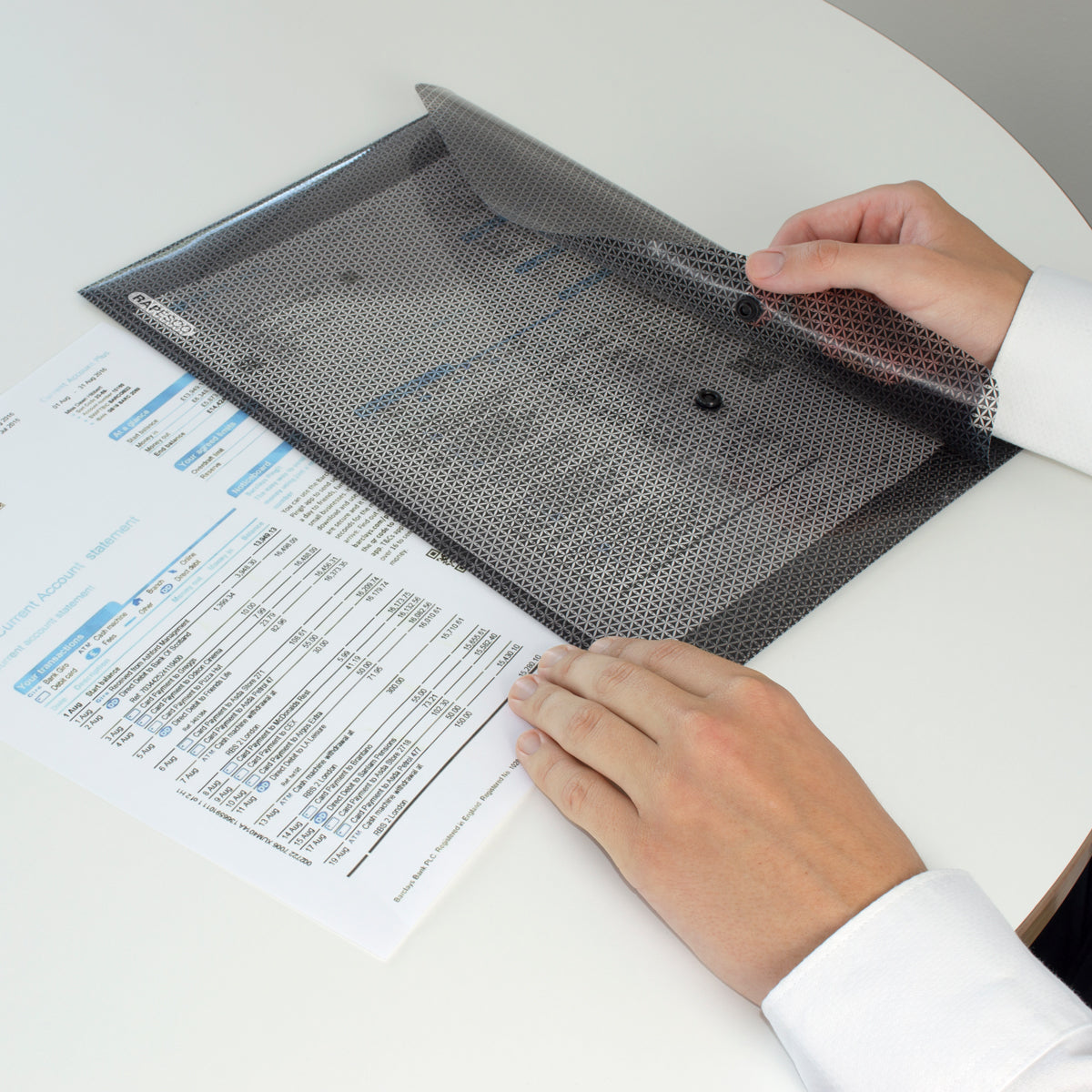 Rapesco Camouflaged Security Popper Wallet Foolscap - Cafe Supply