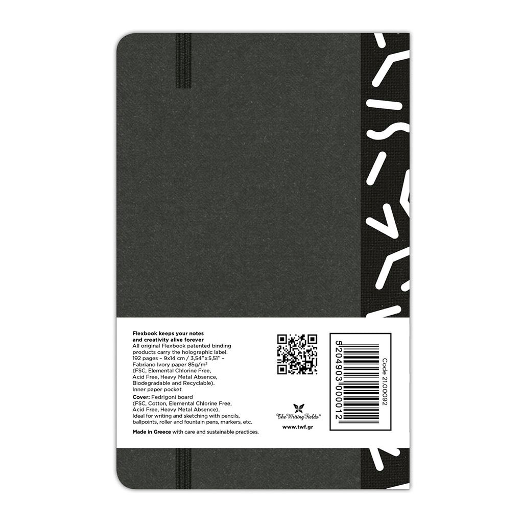 Flexbook Visions Notebook Pocket Ruled Black