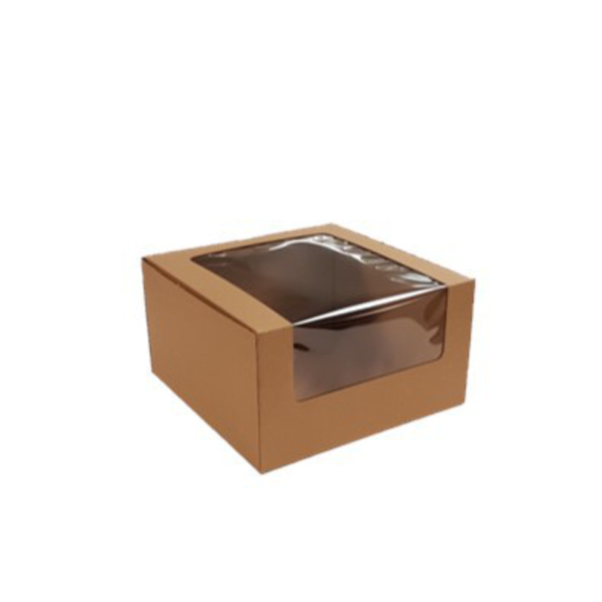Cake Box with Window (5) 10x10x6 - Cafe Supply
