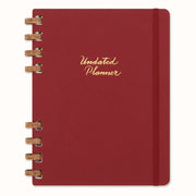Moleskine Spiral Undated Planner HC XL Crush Cherry