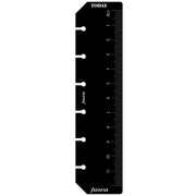 Filofax Pocket Ruler Page Marker Black