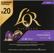 L'OR Espresso Lungo Profondo Intensity 8 Coffee Capsules 20pk