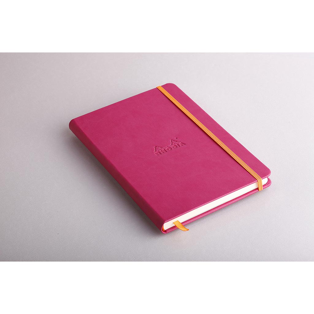 Rhodiarama Hardcover Notebook A5 Lined Raspberry