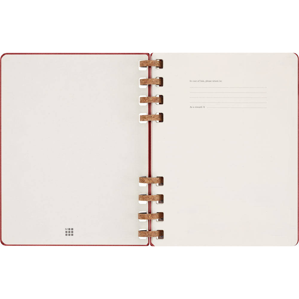 Moleskine Spiral Undated Planner HC XL Crush Cherry
