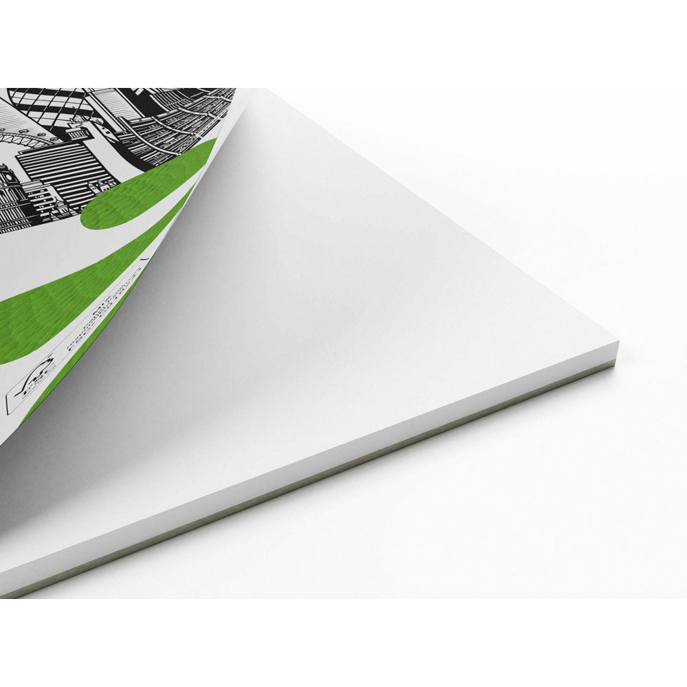 ArtGecko Pro Bristol Board Pad A4 20 Sheets 250gsm White Board - Cafe Supply