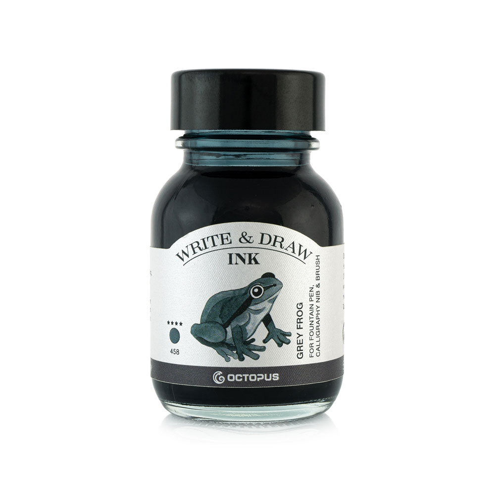 Octopus Fluids Write and Draw Ink 458 Grey Frog 50ml