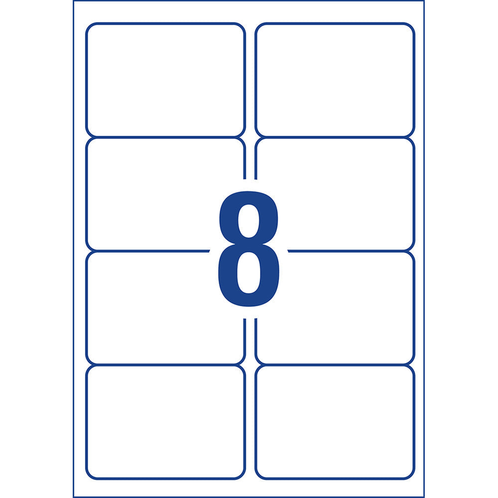 Avery Label J8165-25 Inkjet 8up 25 Sheets 99x67mm - Cafe Supply