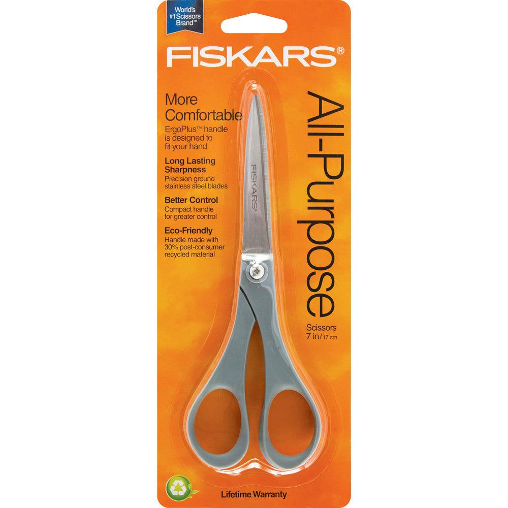 Fiskars Scissors 7" Recycled Double Thumb