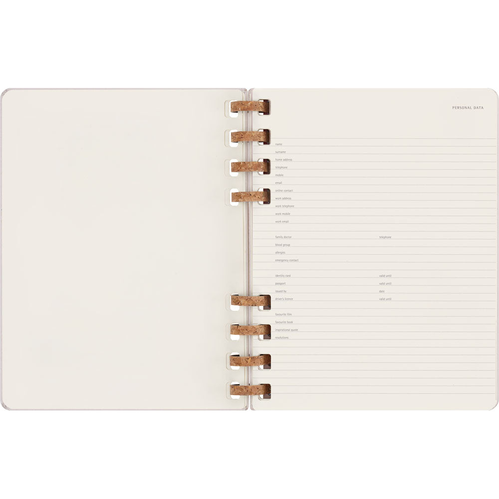 Moleskine Spiral Undated Planner HC XL Crush Grape