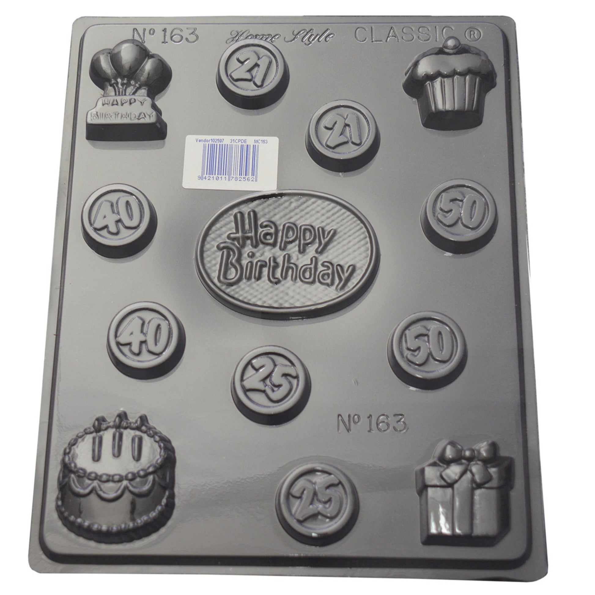 Happy Birthday Mould 0.6mm - Cafe Supply