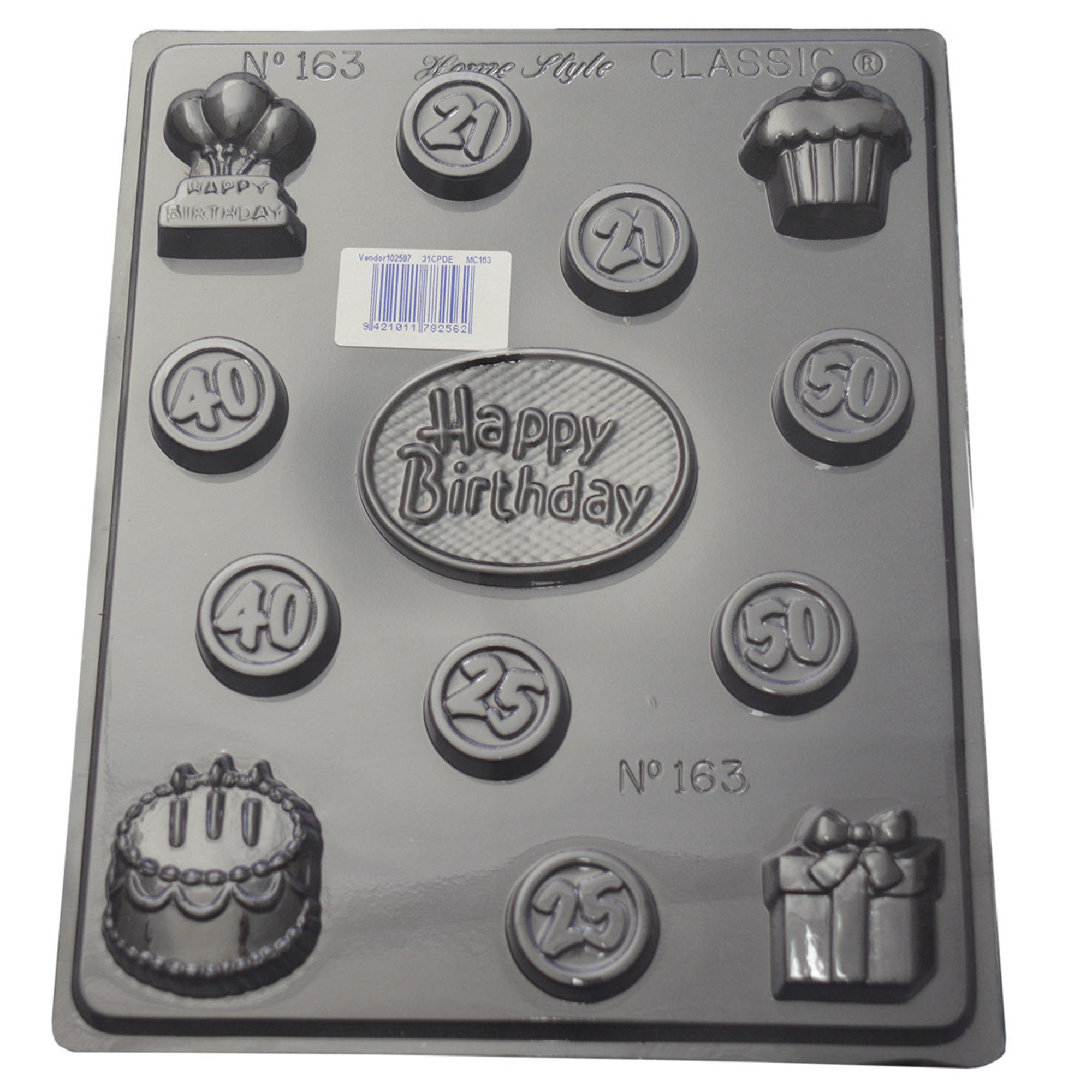 Happy Birthday Mould 0.6mm - Cafe Supply