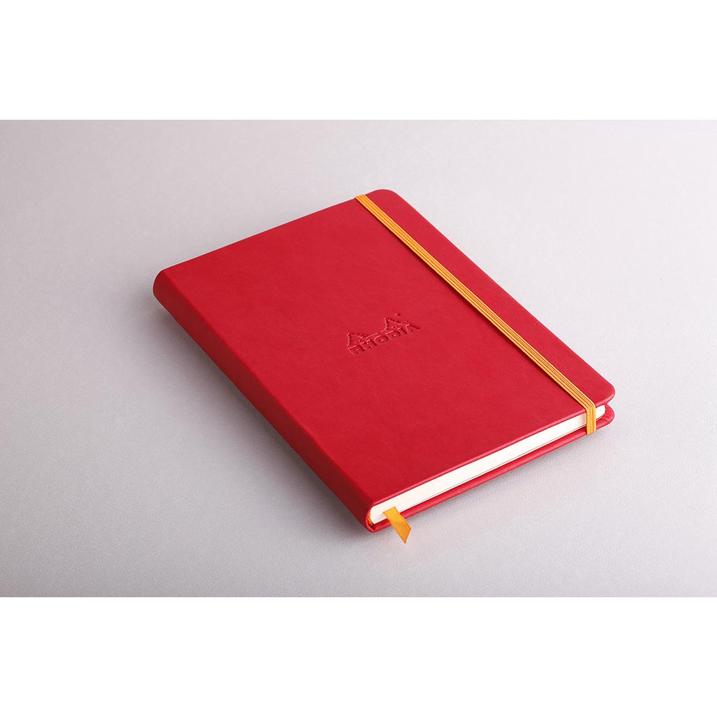 Rhodiarama Hardcover Notebook A5 Lined Poppy