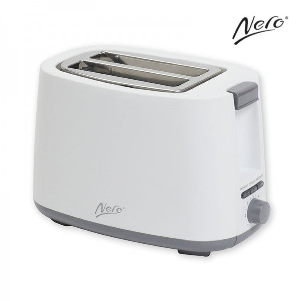 Nero White Toaster 2 Slice 850W - Cafe Supply