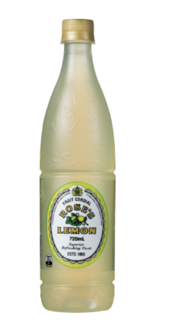 Rose's Lemon Fruit Cordial 720ml