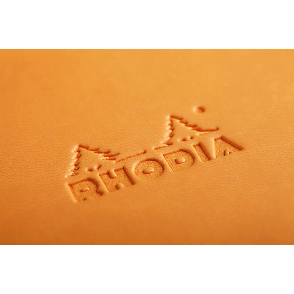 Rhodiarama Hardcover Notebook A5 Lined Orange
