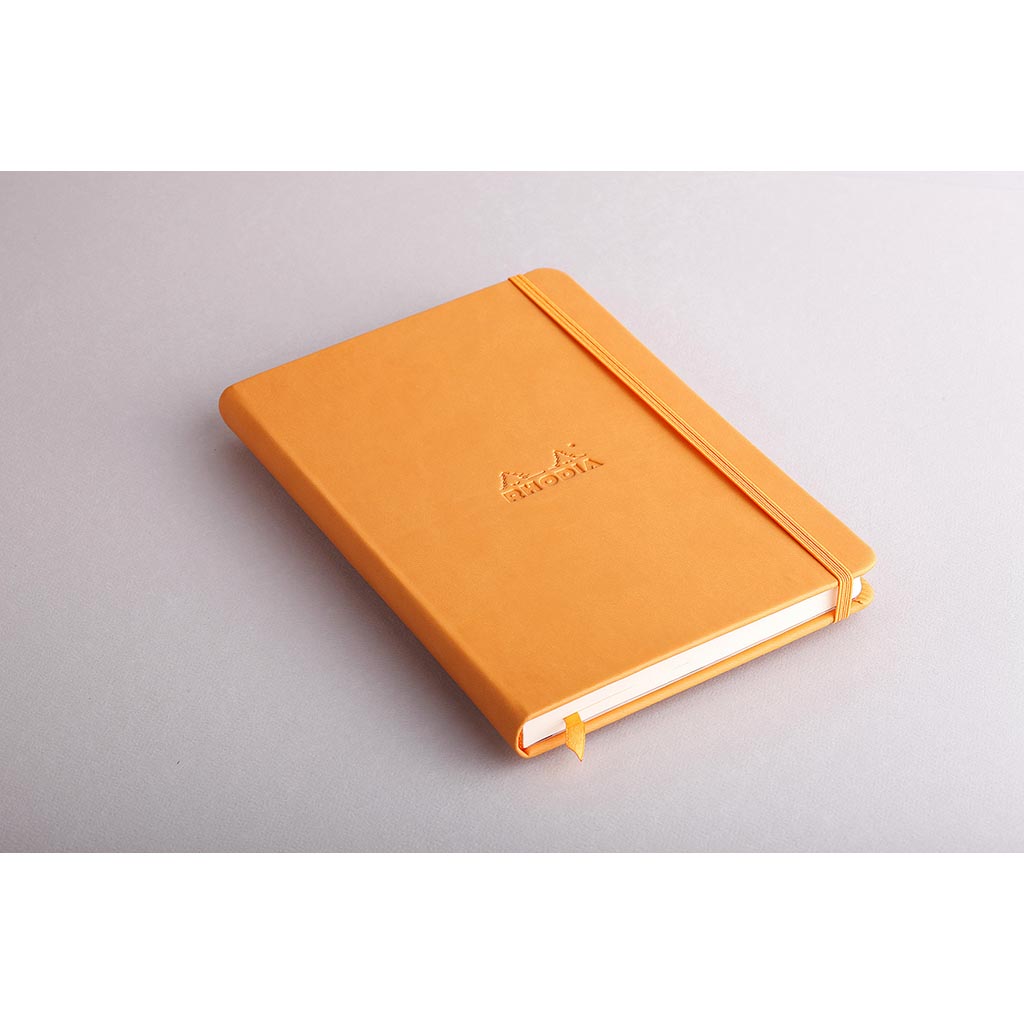 Rhodiarama Hardcover Notebook A5 Lined Orange
