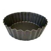 Quiche Pan, Alum (TEFLON) 100x30mm Deep, Loose base - Cafe Supply