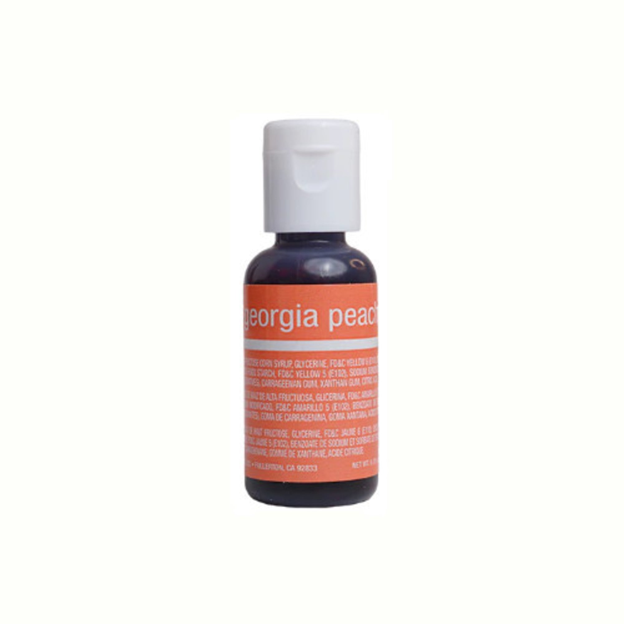 Chefmaster Liqua Gel Georgia Peach .70oz (Box of 12) - Cafe Supply