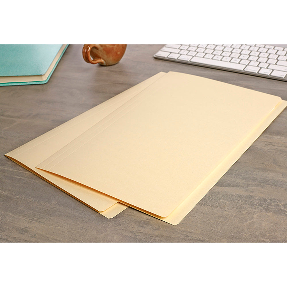 Avery File Folder Buff Heavy Duty Foolscap Pack 100 - Cafe Supply