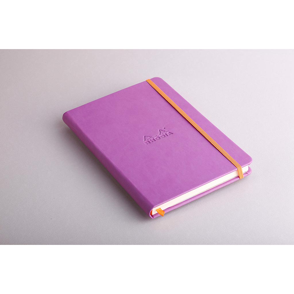 Rhodiarama Hardcover Notebook A5 Lined Lilac